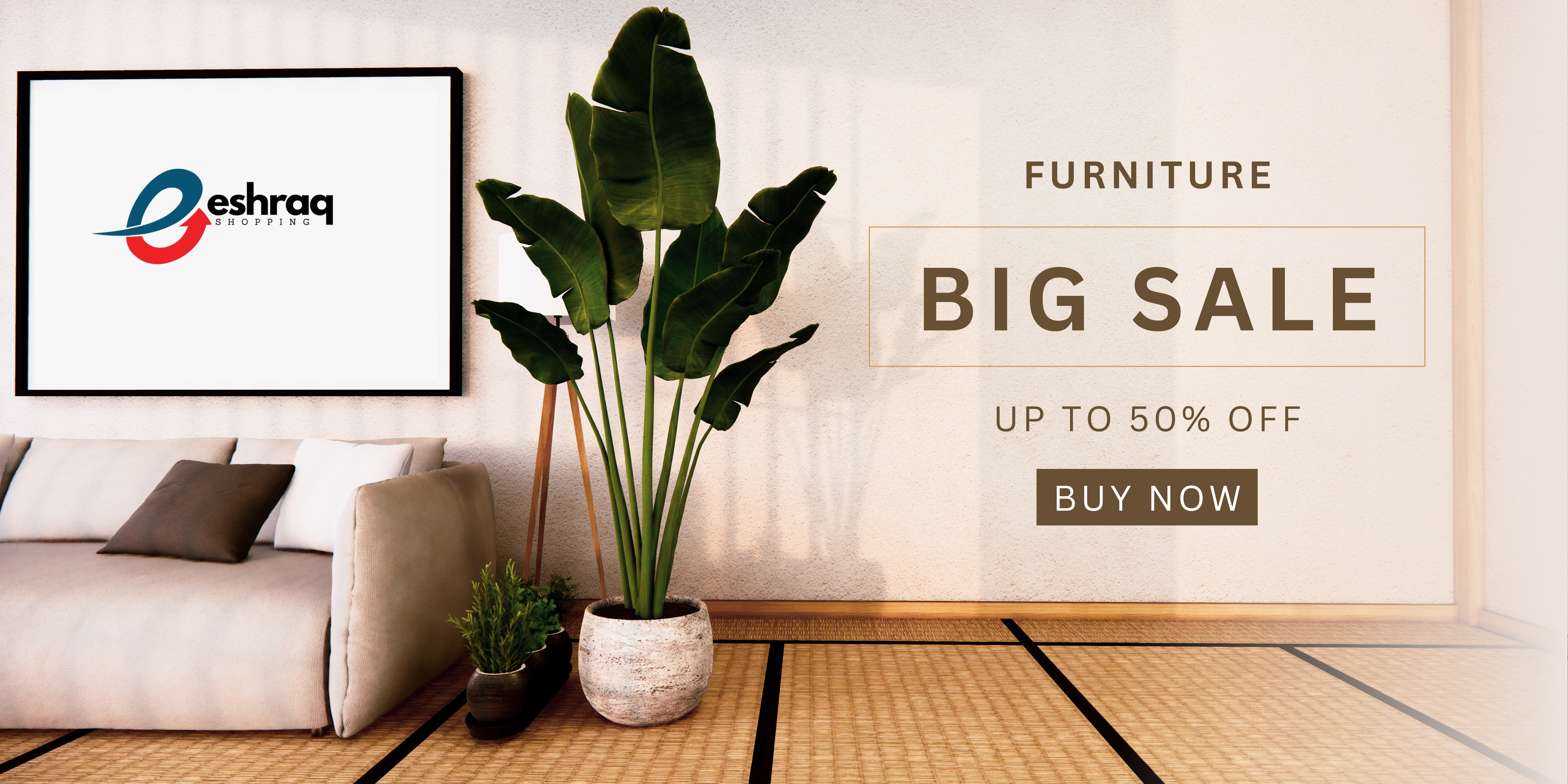 Brown Furniture Sale Banner